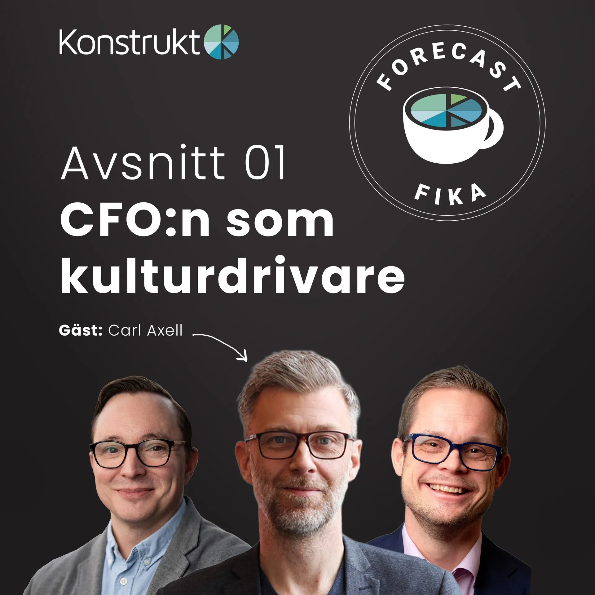 Omslagsbild Forecastfika avsnitt 1: Carl Axell