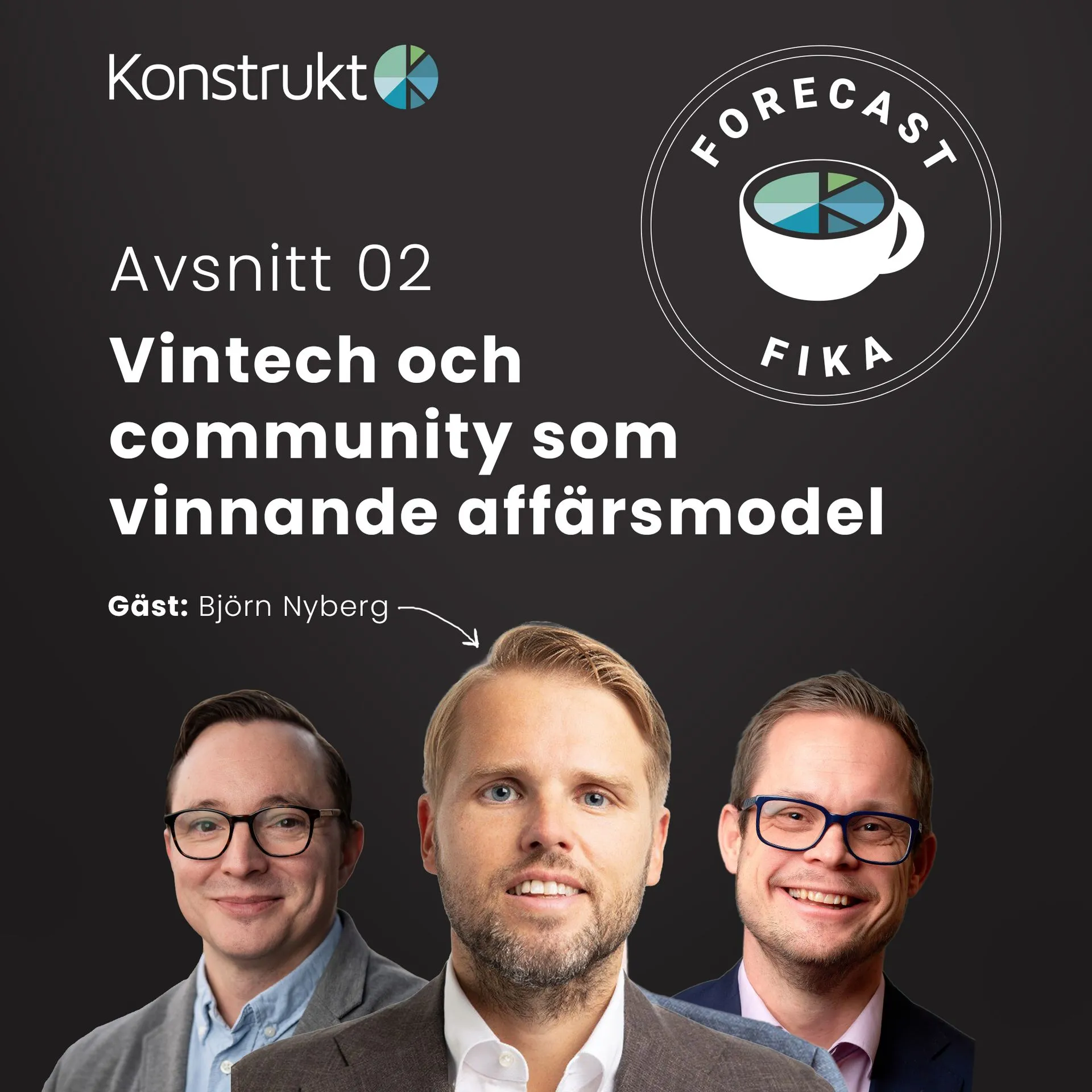 Omslagsbild Forecastfika avsnitt 2: Björn Nyberg